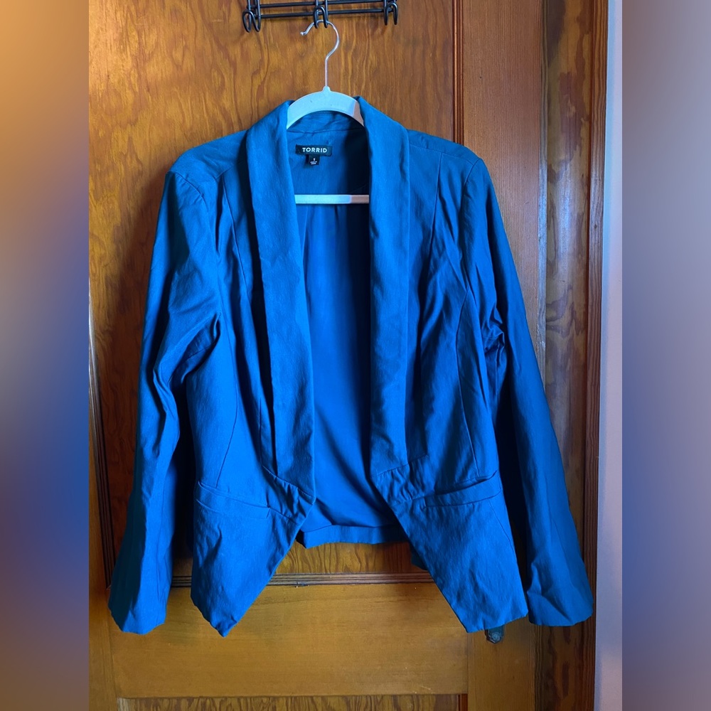 Torrid Dark Turquoise Blazer